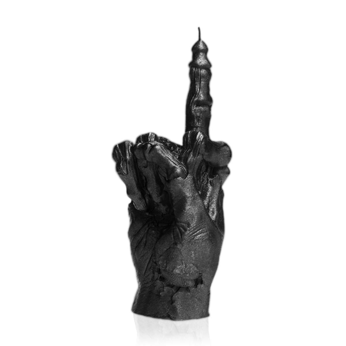 Świeca Zombie Hand FCK Black Metallic nr. 6