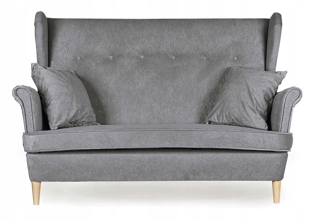 Zestaw wypoczynkowy mebli ARI 149x104x92 cm uszak sofa fotele pufy do salonu Mirofaza szary nr. 2
