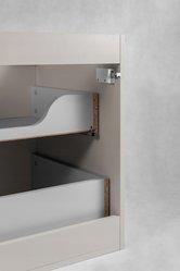Zestaw mebli łazienkowych MADIS 3 elementy szafka pod umywalkę 80 cm z blatem + słupek ryflowana kaszmir - Miniaturka zdjęcia nr 14