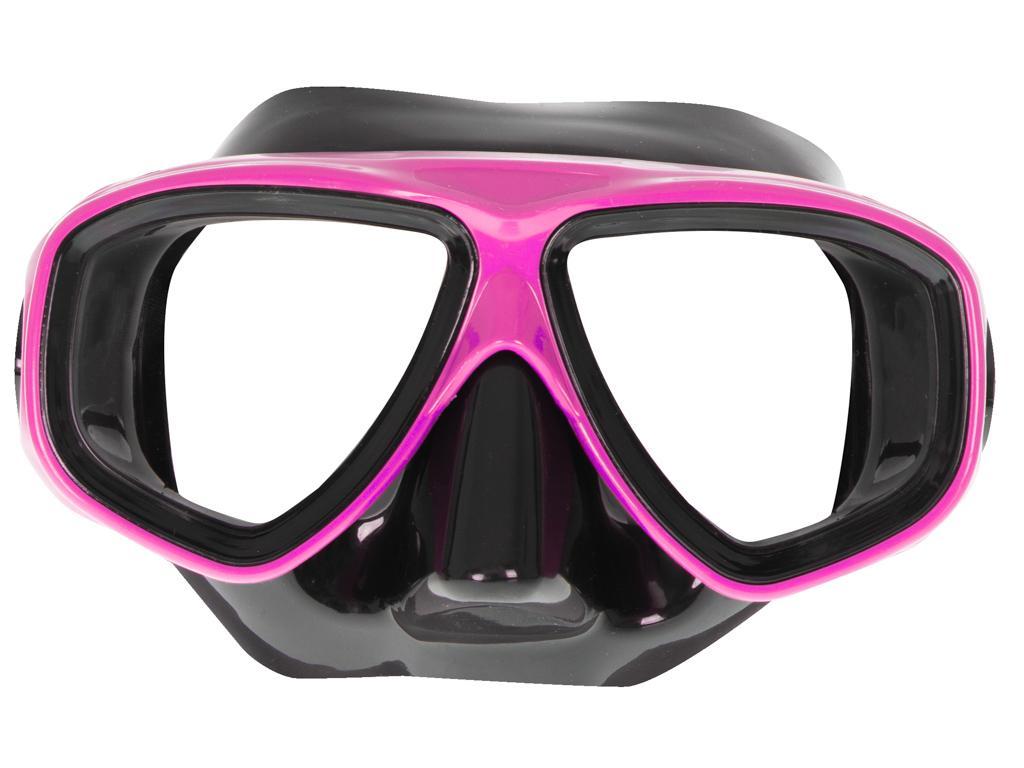 Maska do nurkowania okulary gogle do pływania różowa nr. 6