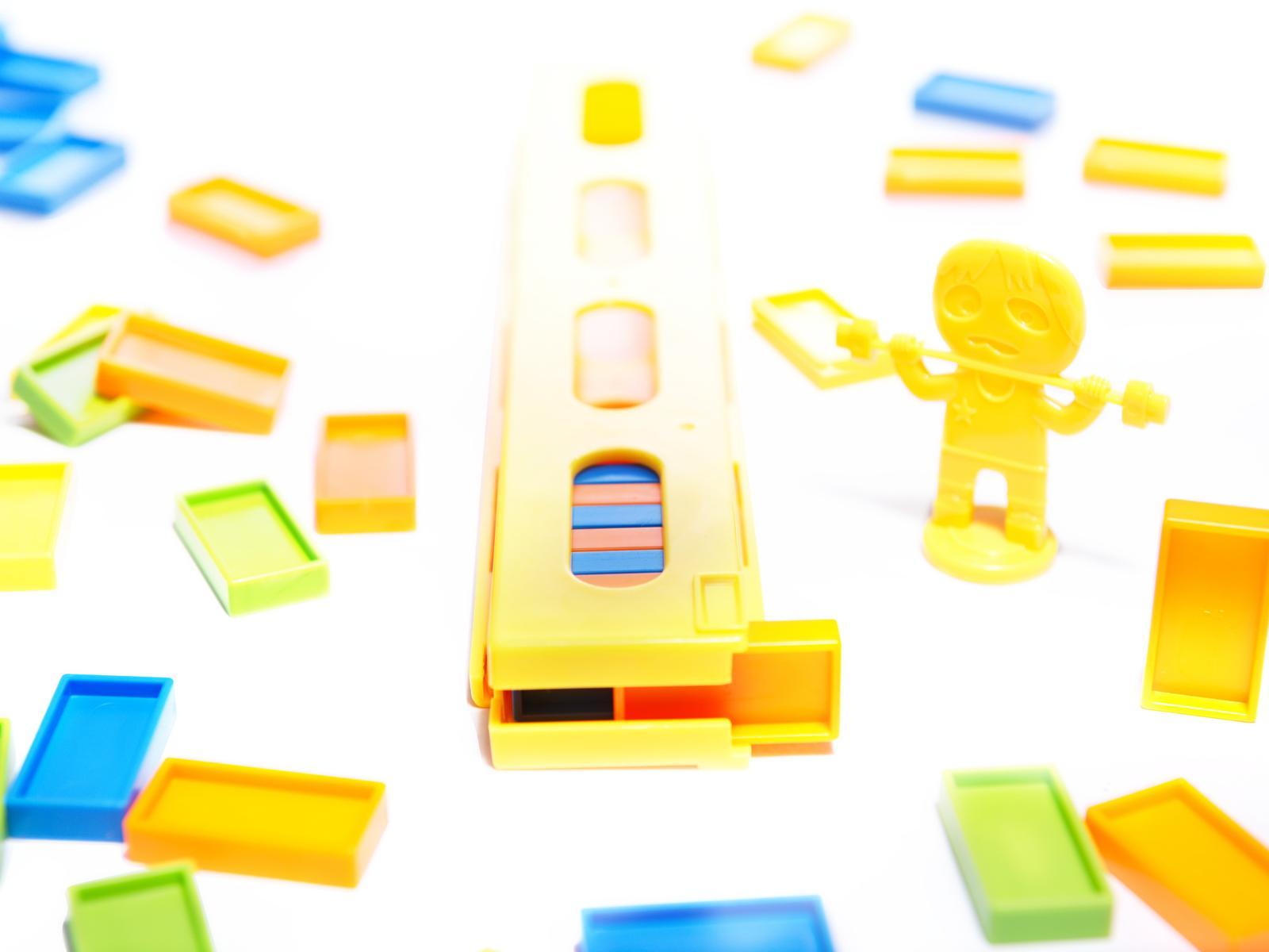 Układanka Domino Kreatywny Pociąg 80 Elementów dla dzieci 33x23x8cm nr. 6