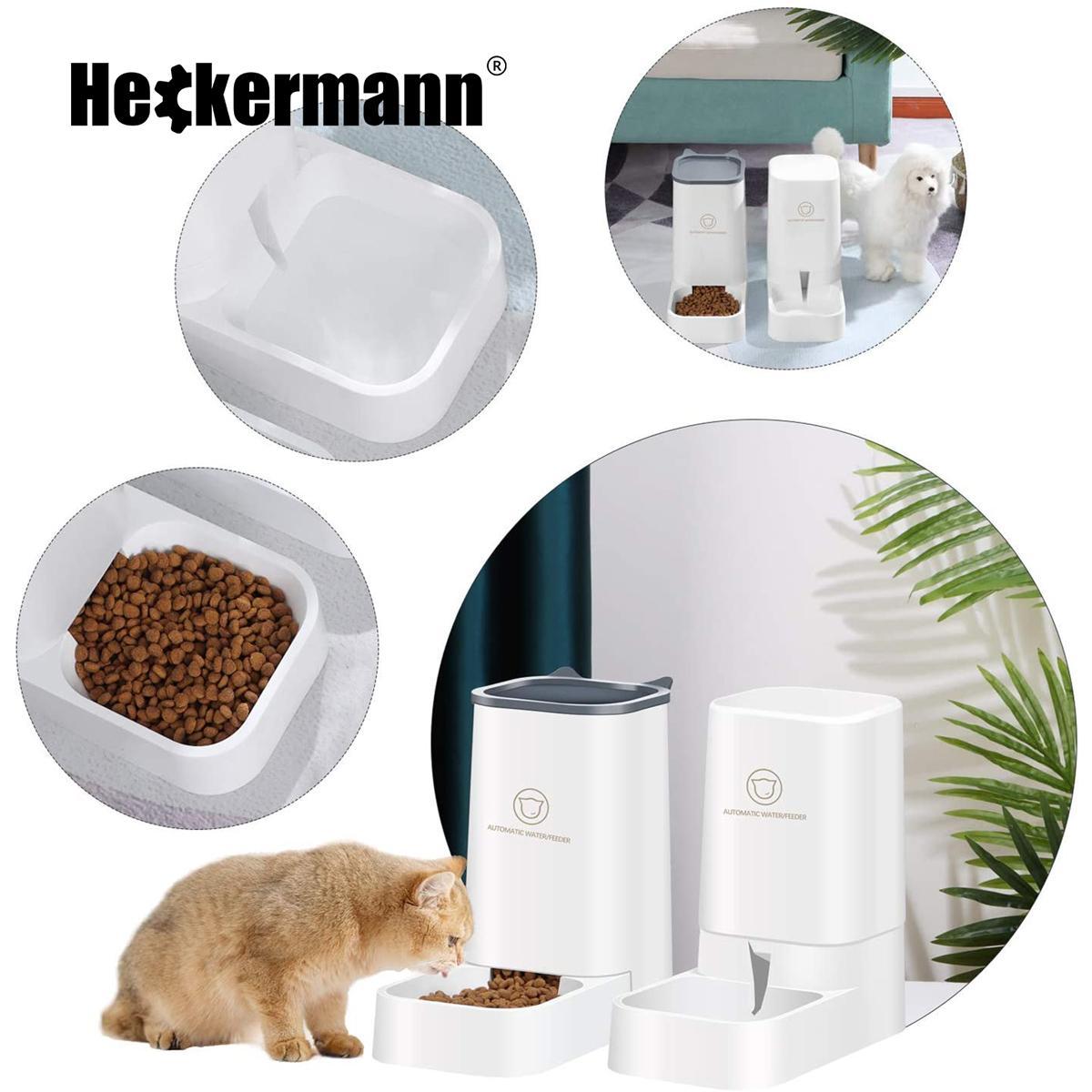 Poidło i dozownik podajnik karmy dla zwierząt Heckermann 9 Full Screen