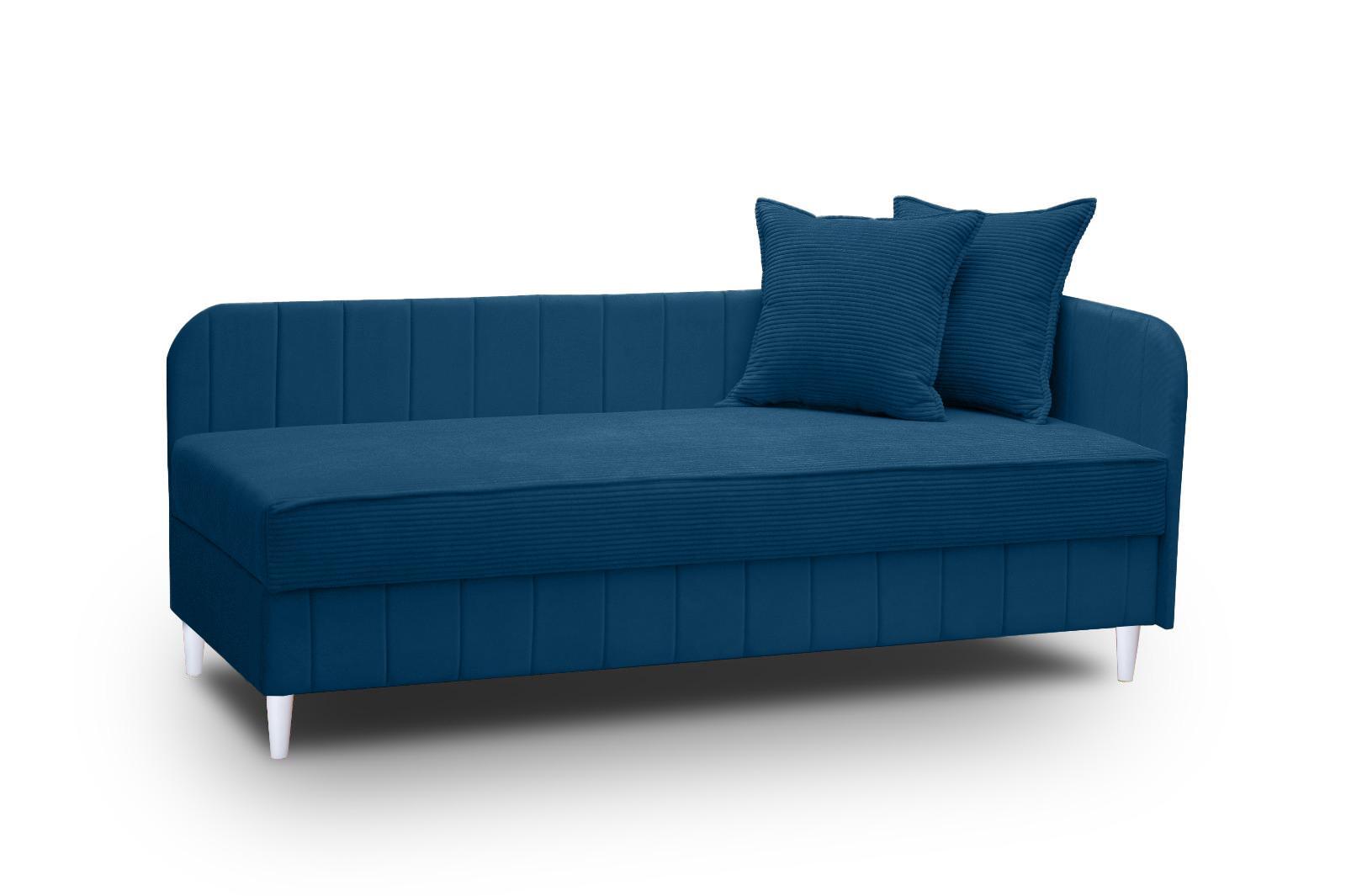 Łóżko BIANKA 87x80x200 cm z funkcją przechowywania do salonu niebieski nr. 1
