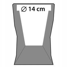 Doniczka betonowa Apollo 14 cm | Czarny Mat - Miniaturka zdjęcia nr 4