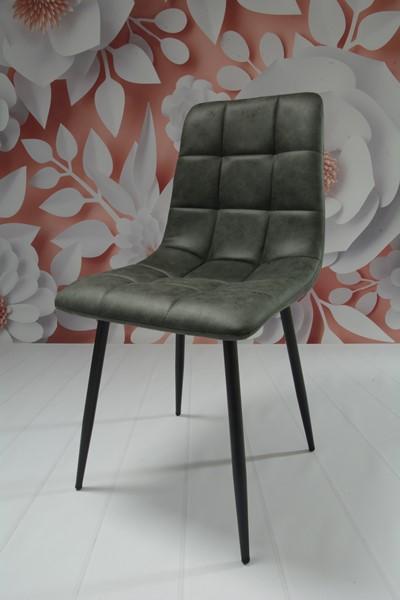 Zestaw krzeseł DEVER TAUPE 43x88x55 cm krzesło do jadalni salonu szary czarne nogi nr. 9