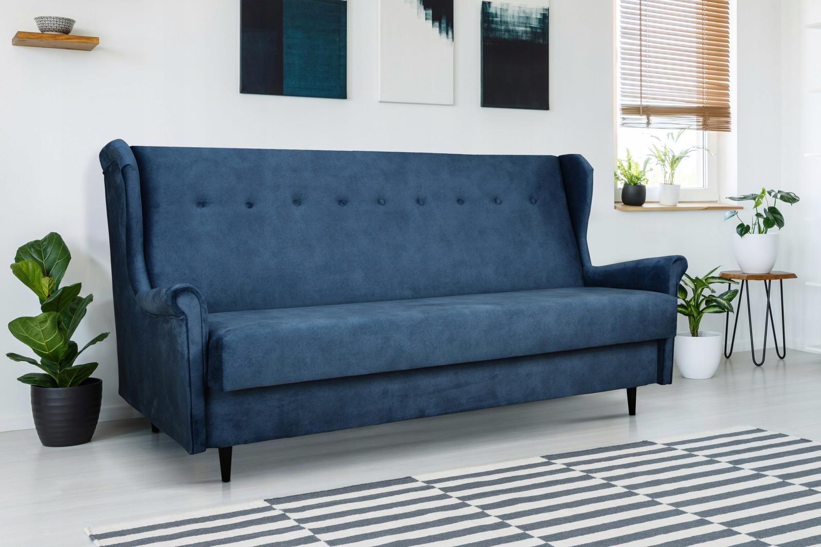 Wersalka sofa uszak kanapa rozkładana Ari czarna nr. 10
