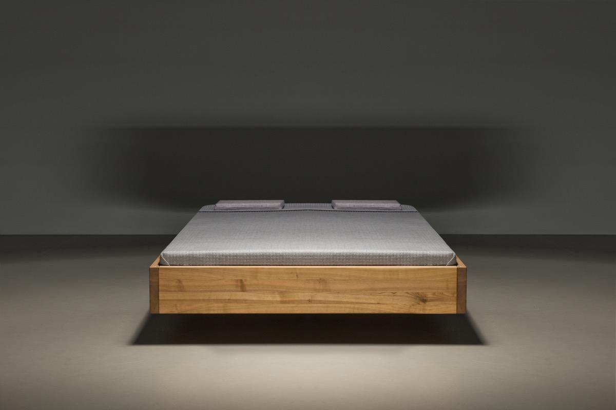 Łóżko POOL 180x200 eleganckie, proste nowoczesne łóżko wykonane z litego drewna olchowego nr. 2