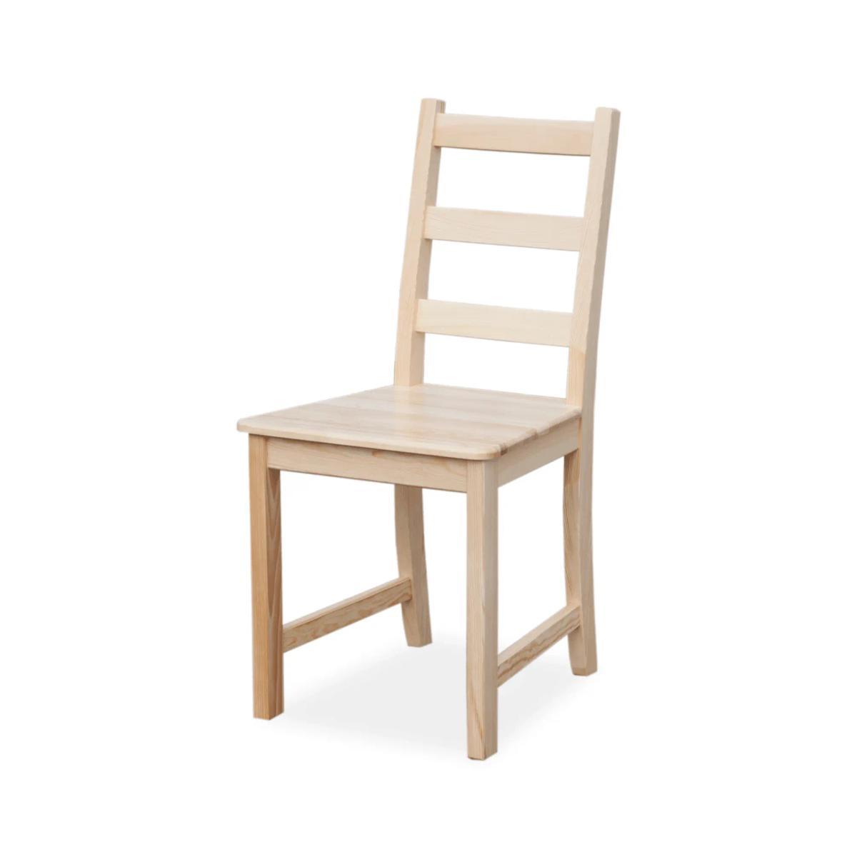 Krzesło drewniane SWC-120 49x87x62 cm do kuchni jadalni sosna naturalna  0 Full Screen