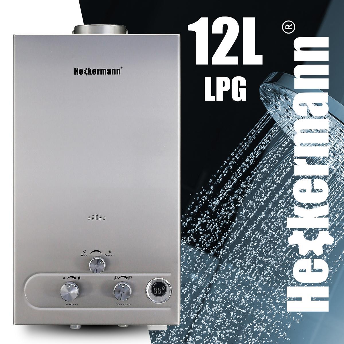Gazowy podgrzewacz wody Heckermann JSD-HB02 12L LPG 7 Full Screen