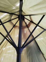 Parasol ogrodowy Bizzotto 300 cm Oliwkowy - Miniaturka zdjęcia nr 5