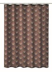 Kleine Wolke Bow Tekstylna Zasłona prysznicowa brązowy 180x200 cm