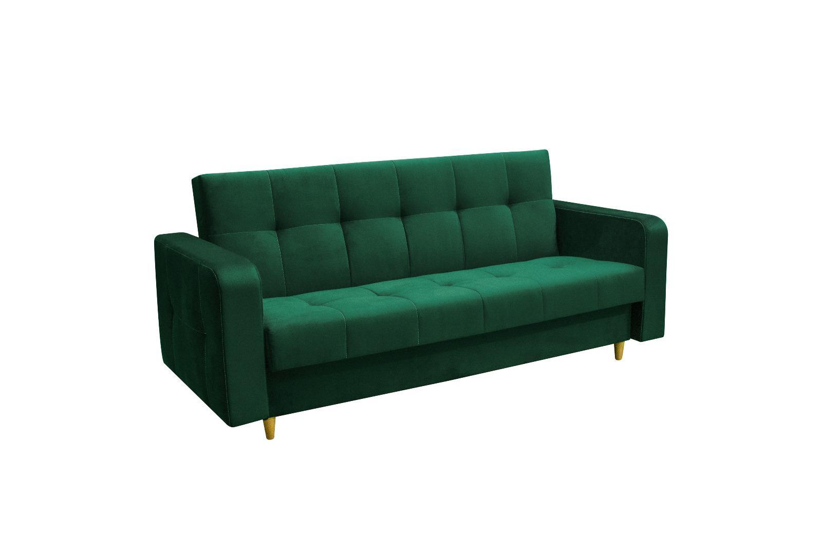 Elegancka sofa SCARLETT z drewnianymi nóżkami do salonu  1 Full Screen