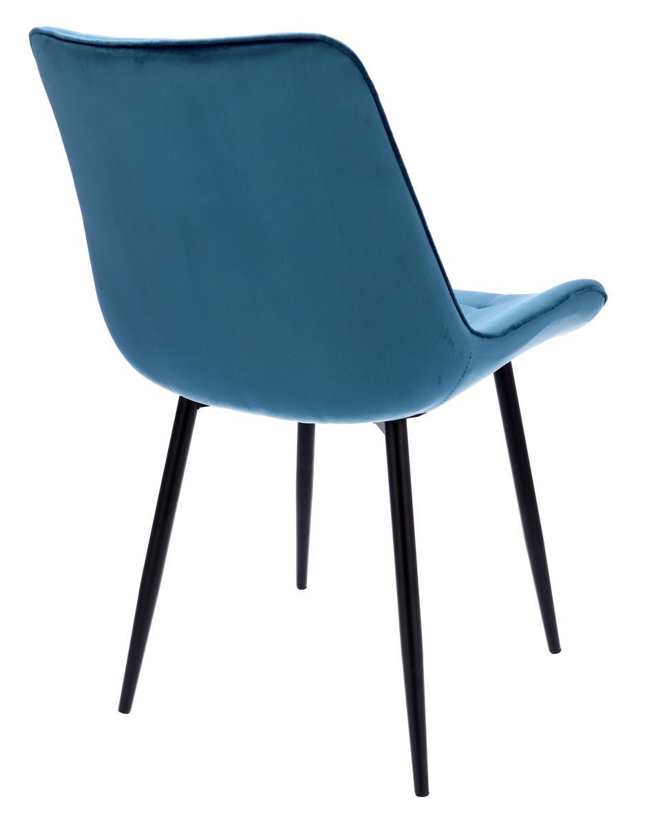 Krzesło MISS niebieskie do jadalni lub salonu  nr. 6