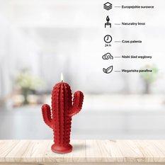 Świeca Cactus Red Small - Miniaturka zdjęcia nr 2