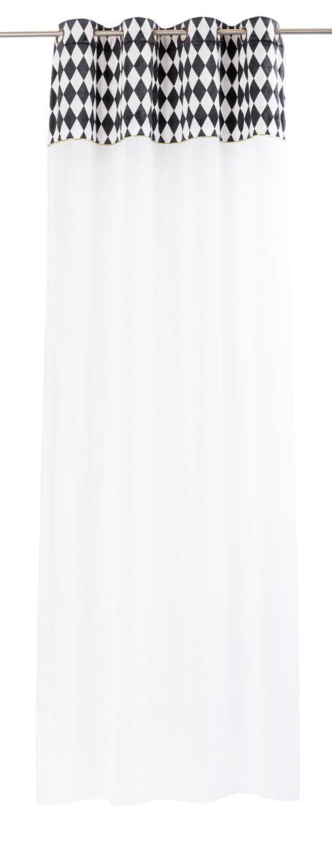 Firana IDEAL CHIC LIGHT 140x270 cm biała dekoracyjna góra na przelotkach  nr. 3