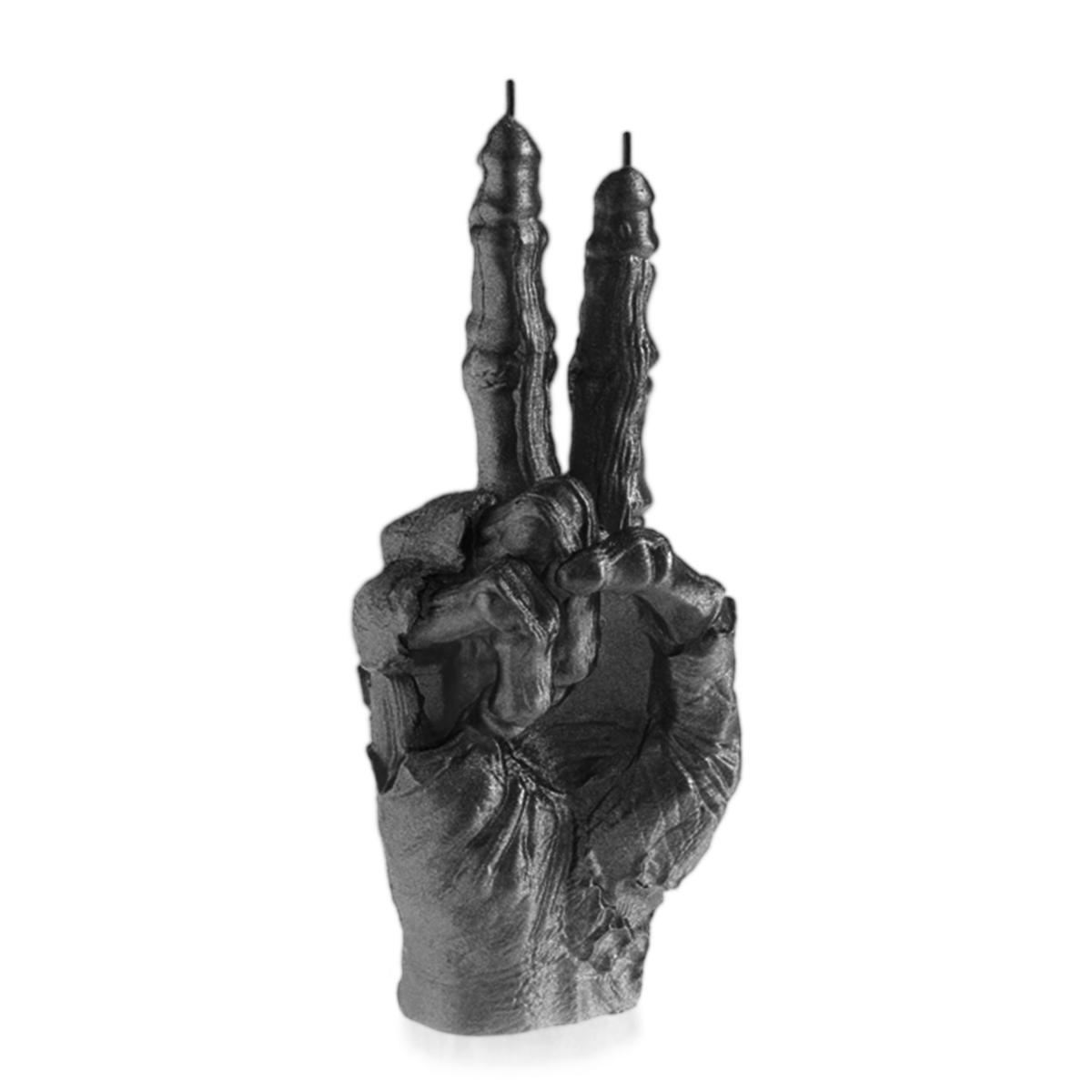 Świeca Zombie Hand PEACE Black Metallic nr. 4