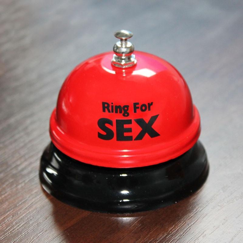 Biurkowy dzwonek na sex - Czerwono-czarny nr. 6