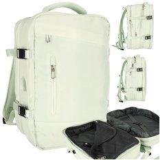 Plecak podróżny na laptopa do samolotu 30 x 45 x 27 cm kabel USB wodoodporny
