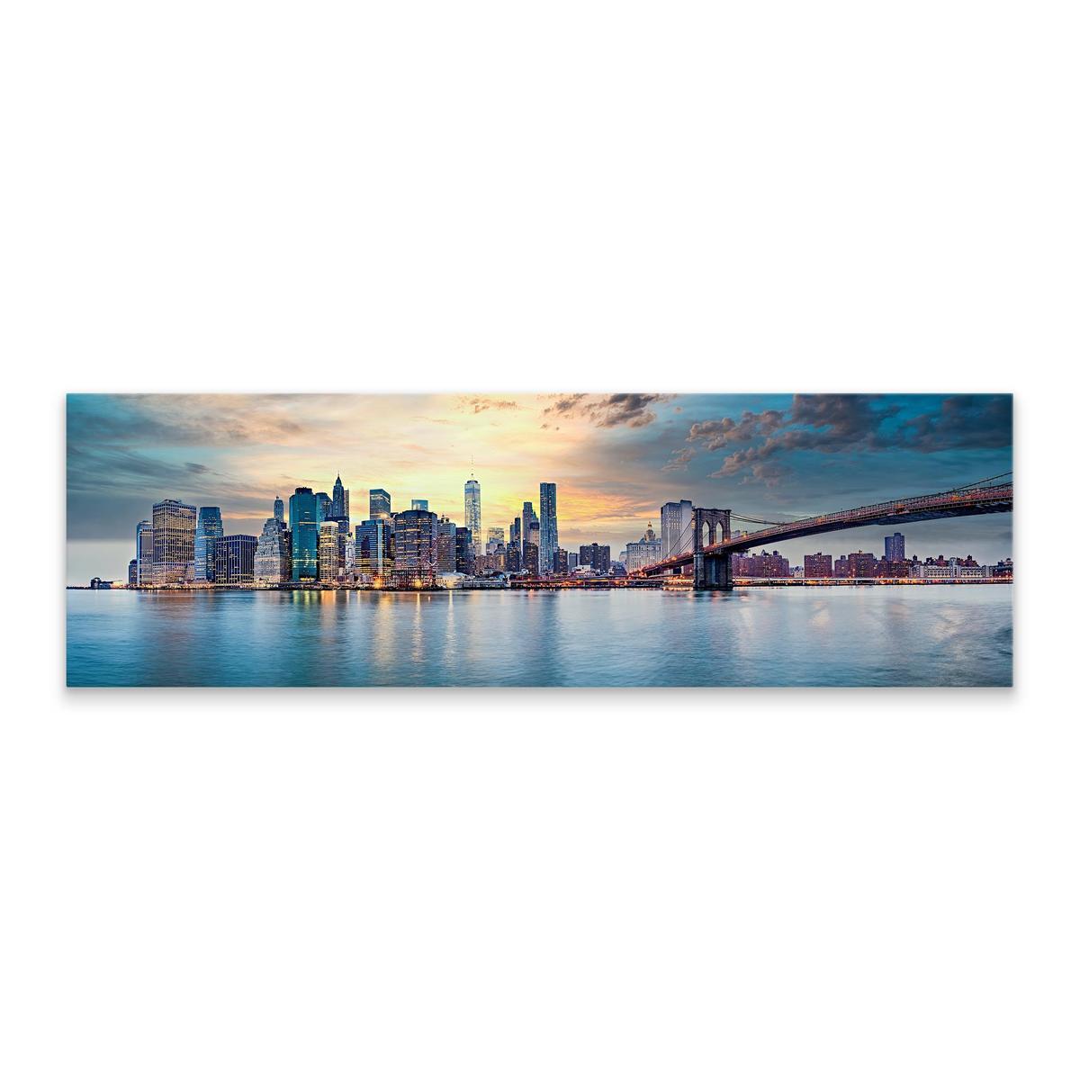 Obraz Panoramiczny Do Biura NOWY YORK Miasto Manhattan 145x45cm nr. 2