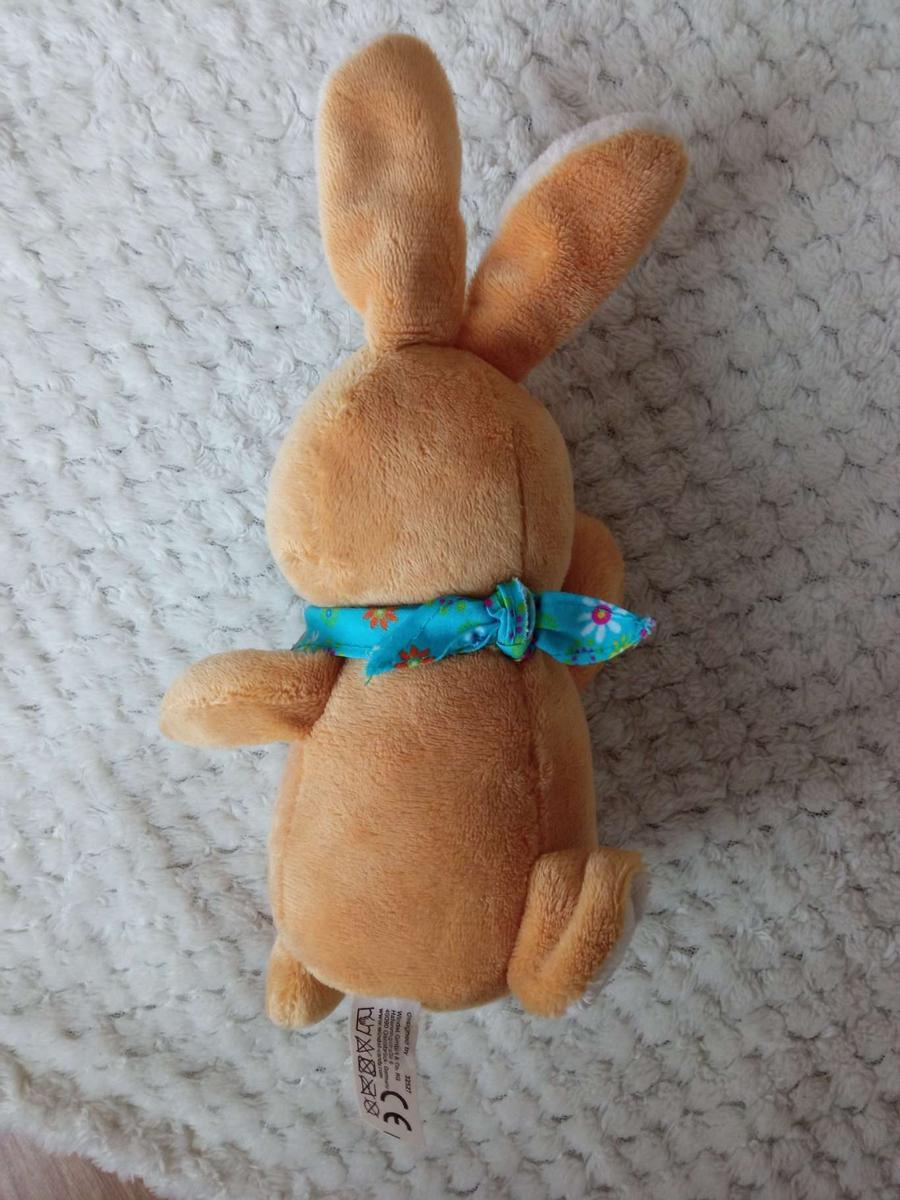 Pluszowy zajączek królik z chustką Zabawka dla dzieci nr. 3