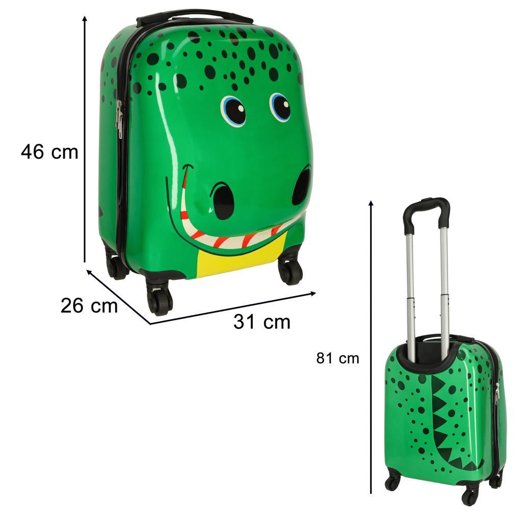 Walizka podróżna dla dzieci bagaż podręczny na kółkach krokodyl nr. 7