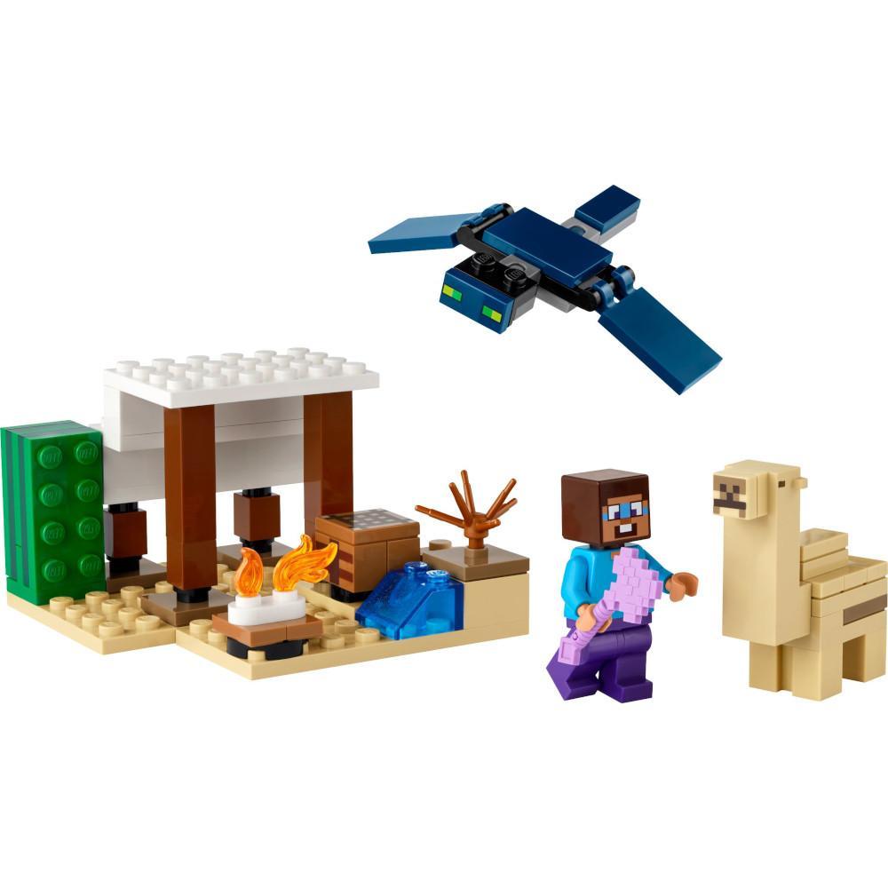 Zestaw klocków pustynna wyprawa steve’a 21251 lego minecraft oryginalny dla dziecka nr. 2