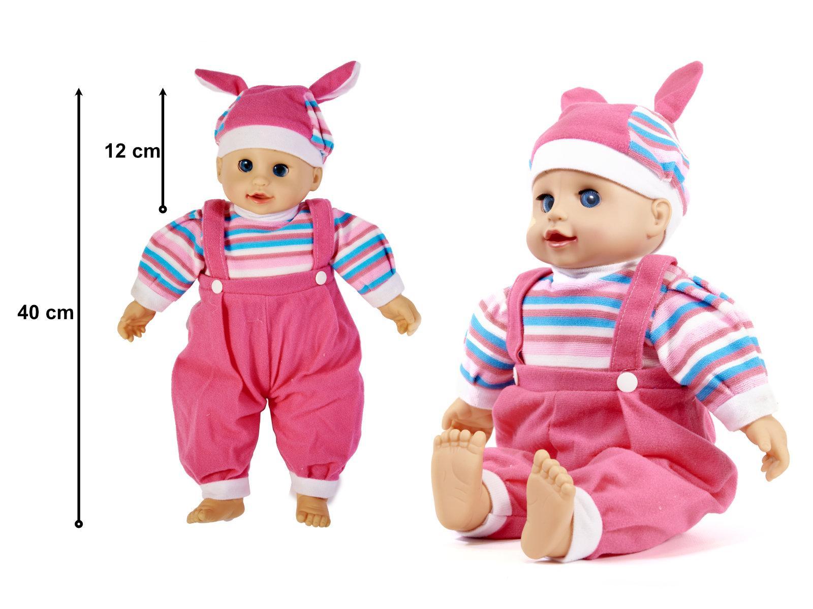 Lalka Maja bobas zabawka dla dziewczynki płacze śmieje się mówi 40cm nr. 3