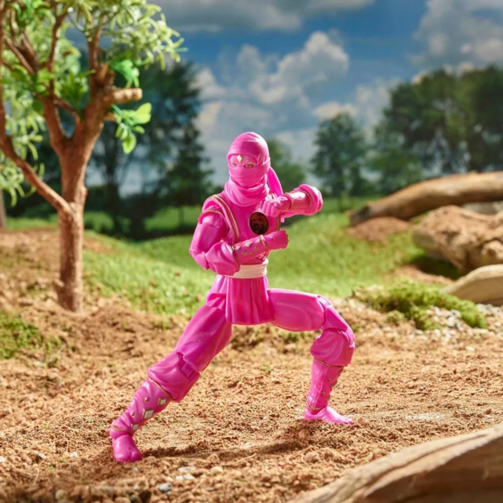 Figurka POWER RANGERS różowy ranger mighty morphin ninja dla dziecka  9 Full Screen