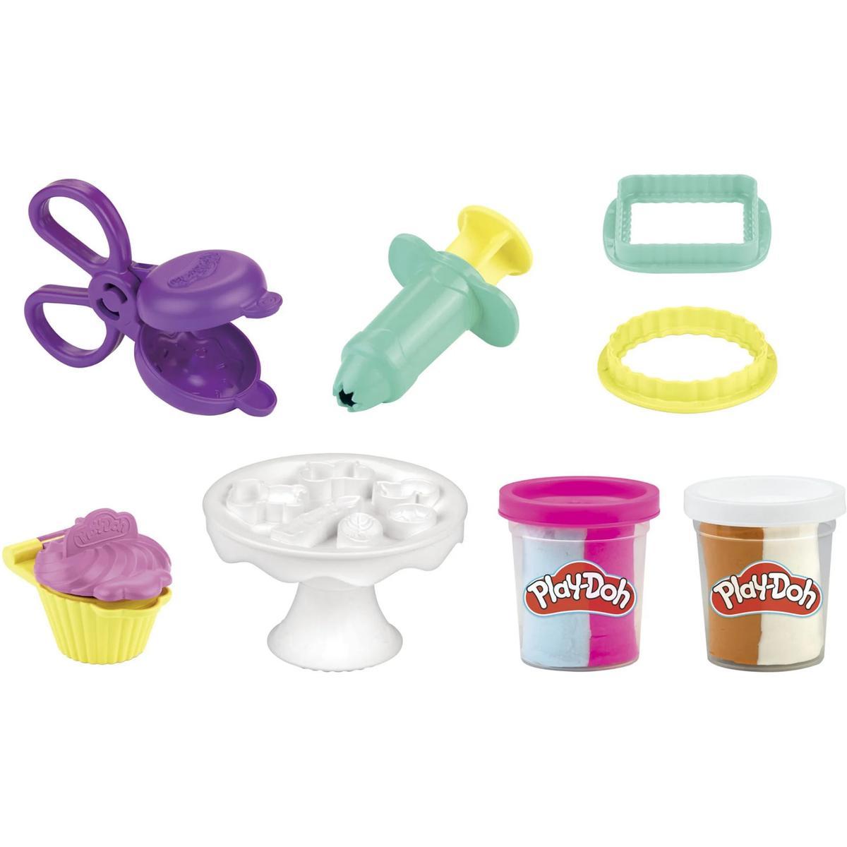 Play-doh kitchen creations zestaw słodkości pączki I babeczki hasbro f3464 dla dziecka  nr. 2