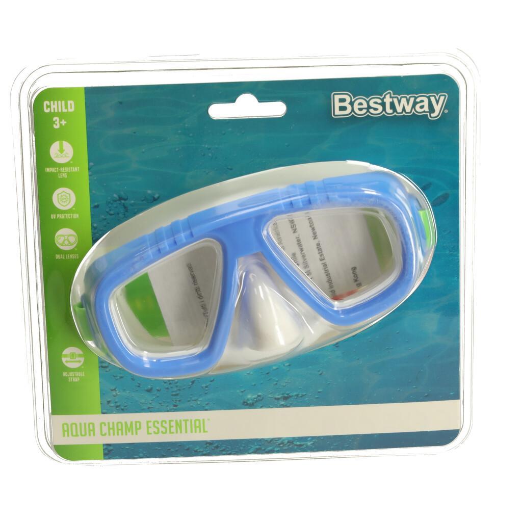 BESTWAY 22011 Okulary maska do pływania nurkowania niebieskie 3+ nr. 6