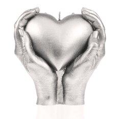 Świeca Hand LOVE Edition Silver - Miniaturka zdjęcia nr 1