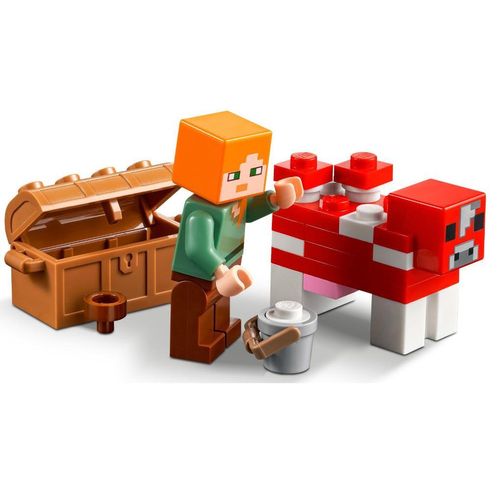 Duży zestaw klocków dom w grzybie 21179 lego minecraft dla dziecka 4 Full Screen
