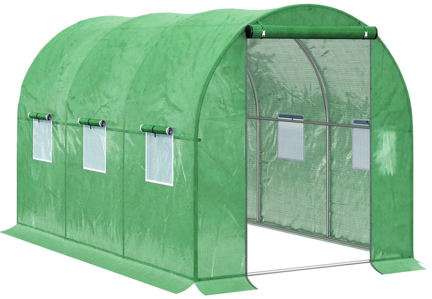 Tunel foliowy 300x200 cm szklarnia namiot ogrodowy 6M2 do ogrodu  nr. 2