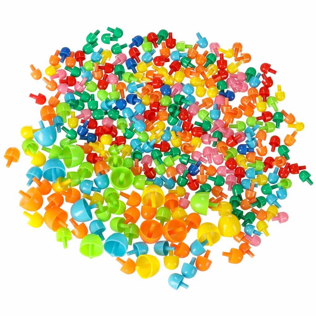 Puzzle pinezki grzybki układanka obrazkowa 296 sztuk dla dzieci kolorowe 28,5x3,5x21 cm 8 Full Screen