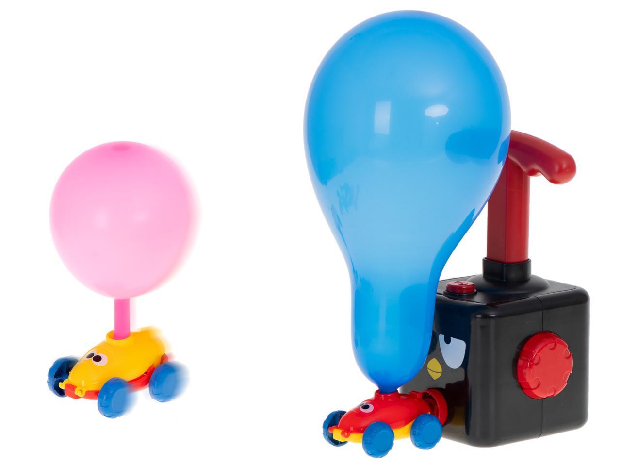 Wyrzutnia balonów samochód aerodynamiczny rakieta zestaw 15 elementów nr. 4