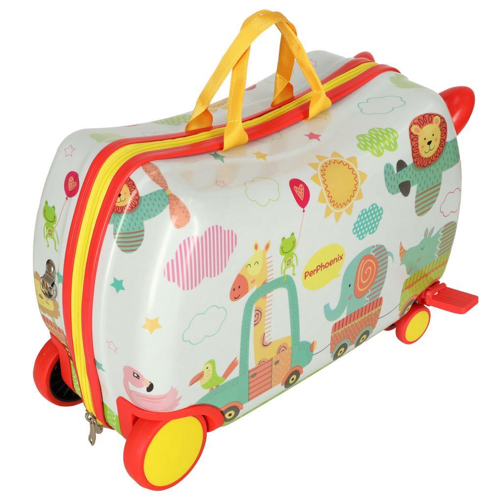 Walizka podróżna dla dzieci bagaż podręczny na kółkach ZOO nr. 3