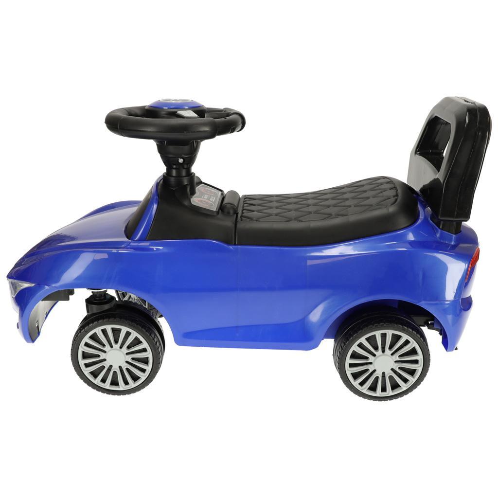 Jeździk samochód pchacz z dźwiękiem światłami niebieski dla dzieci 28x38,5x65 cm 4 Full Screen