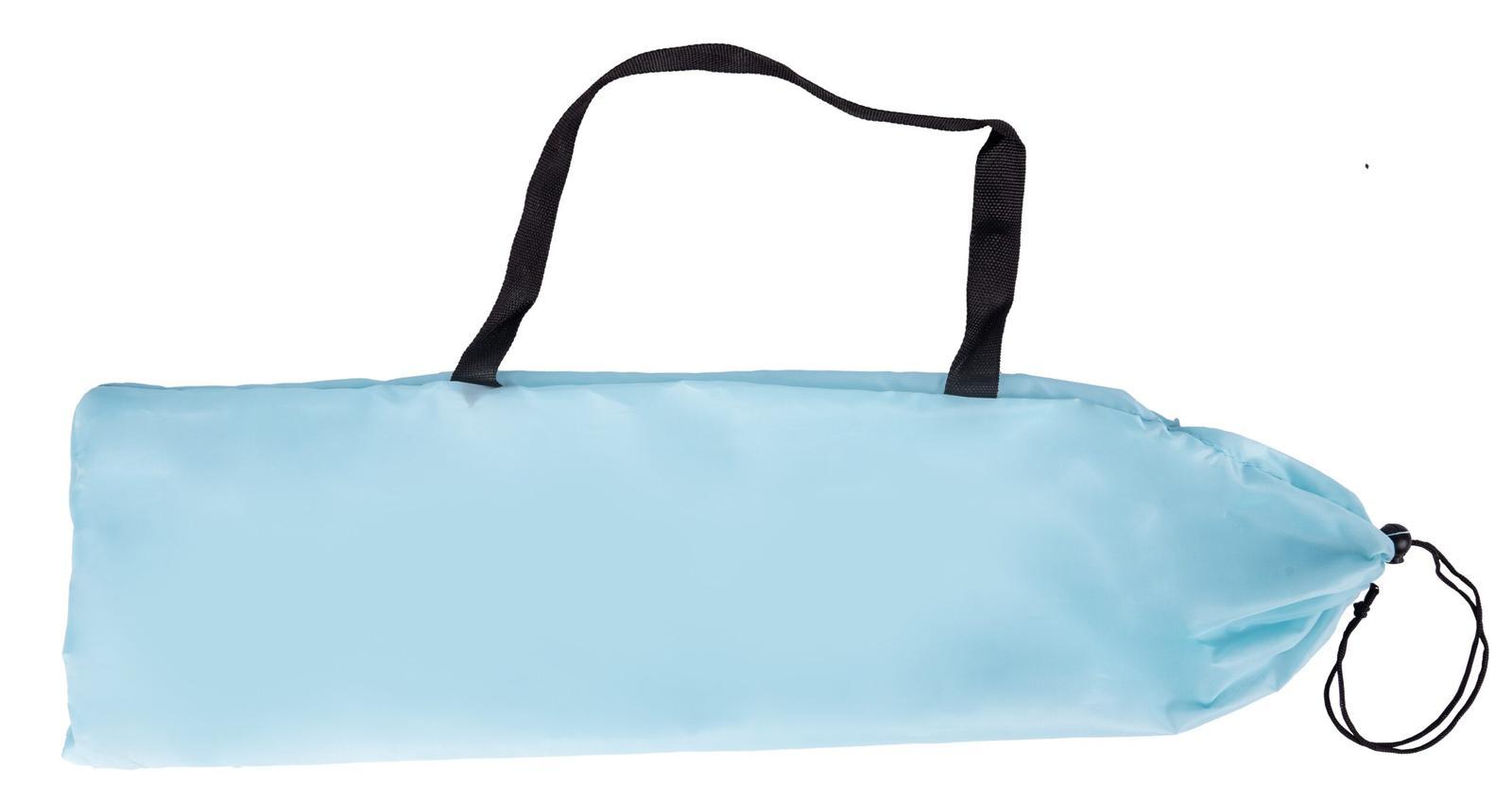 Leżak ogrodowy składany niebieski + torba nr. 7