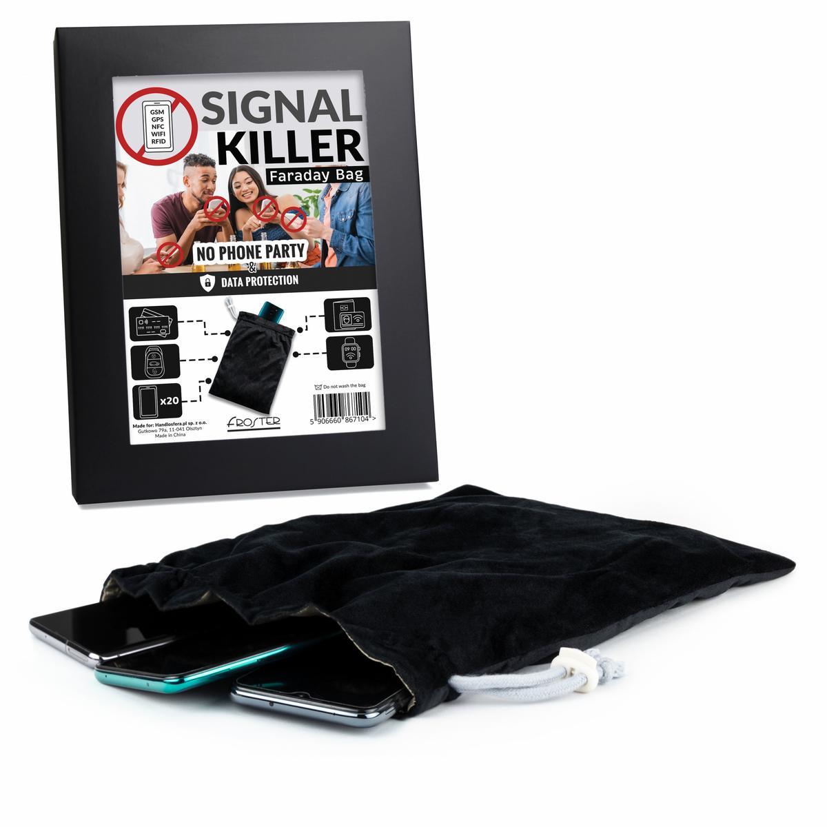 Signal Killer Worek Faradaya klatka RFID GPS GSM nr. 1