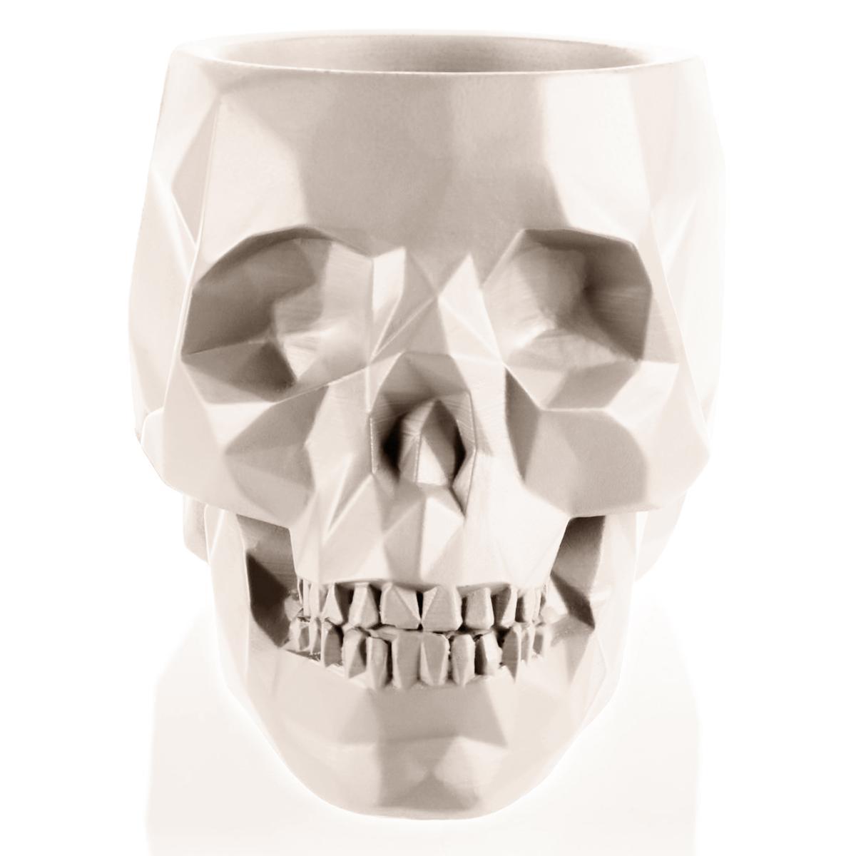 Donica Skull Low-Poly Light Beige Poli 24 cm nr. 2