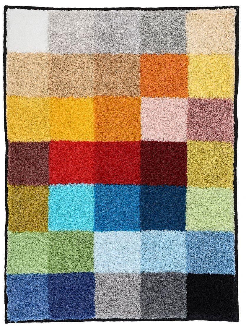 Dywanik łazienkowy 75x120 cm kolorowy Kleine Wolke Cubetto do łazienki nr. 1
