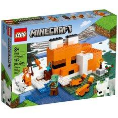 Duży zestaw klocków siedlisko lisów 21178 lego minecraft dla dziecka