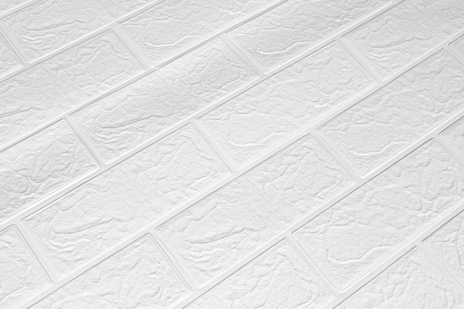 Dekoracyjne panele ścienne 3D 70x77cm Białe nr. 12