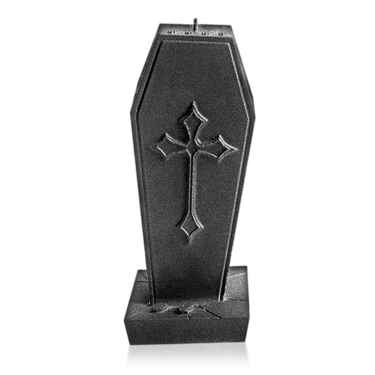 Świeca Coffin with Cross Black Metallic nr. 1