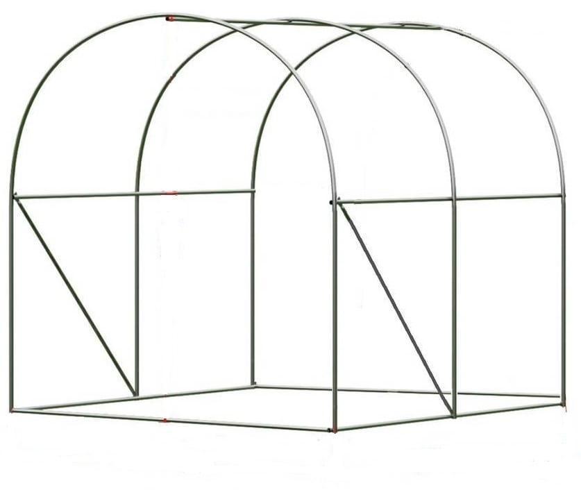 Tunel foliowy 200x200 cm szklarnia namiot ogrodowy 4M2 do ogrodu  8 Full Screen