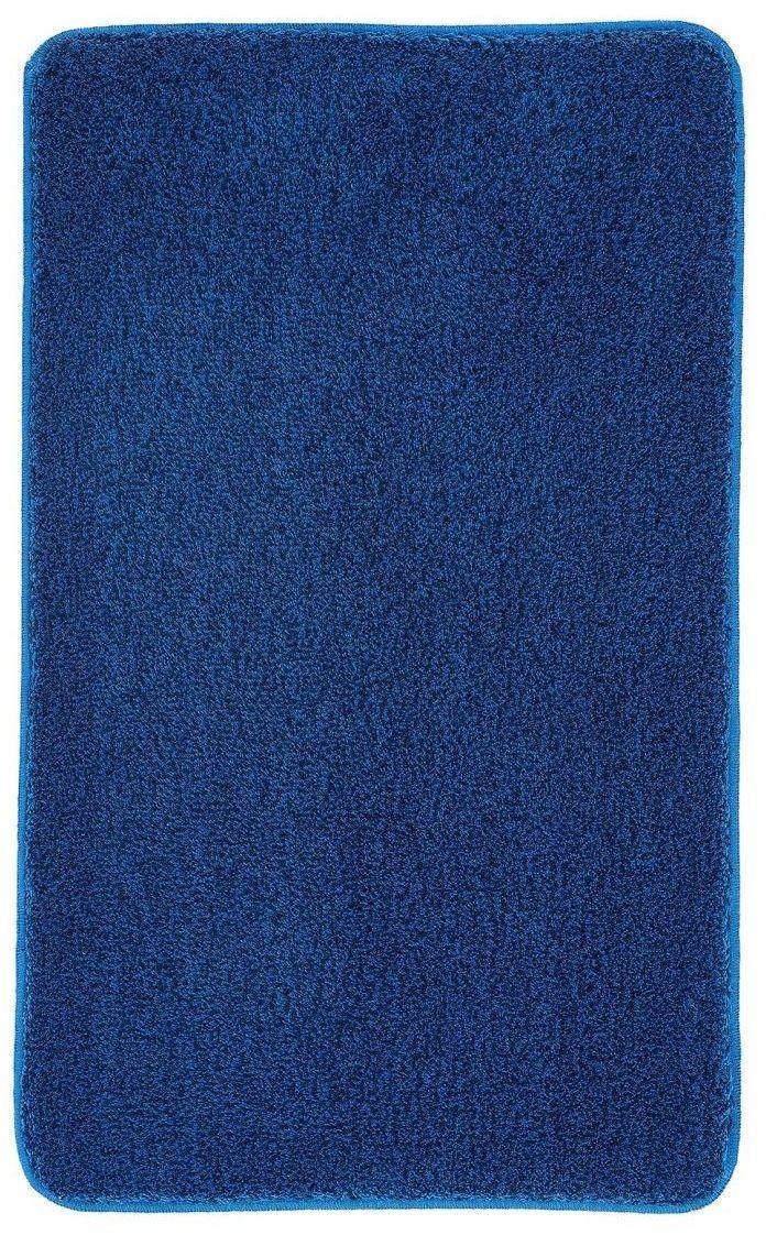 Kleine Wolke Relax Dywanik łazienkowy niebieski 60x100 cm wysokie runo nr. 1