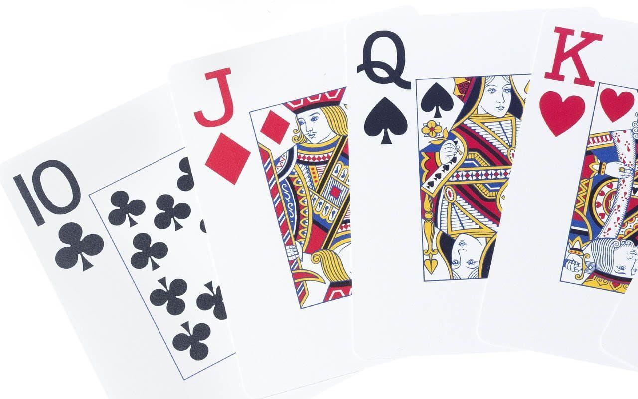 MUDUKO Trefl karty do gry Poker 100% plastik 55szt. 1 Full Screen