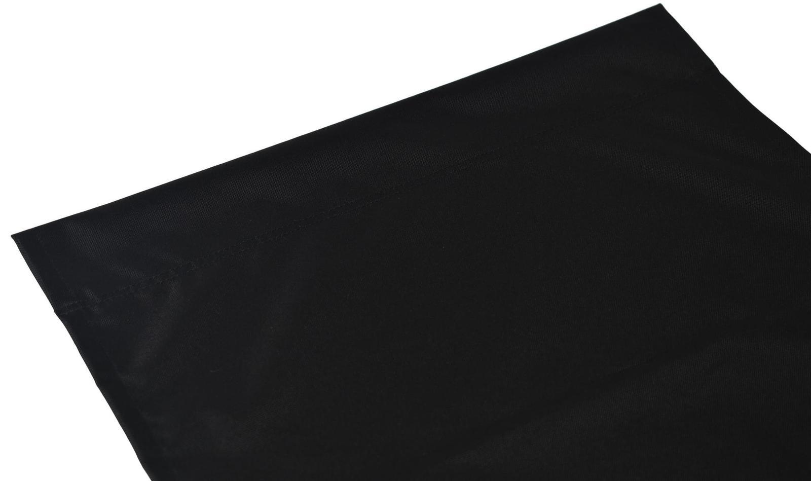 Tkanina leżakowa 45x120 cm materiał na leżak czarny 0 Full Screen