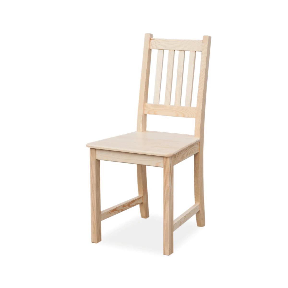 Krzesło drewniane SWC-110 49x87x62 cm do kuchni jadalni sosna naturalne 0 Full Screen