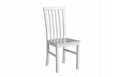 Krzesło M-1D 43x90x40 cm drewniane do kuchni salonu białe